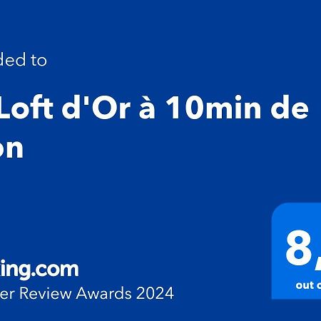 香槟金山Le Loft D'Or A 10Min De Lyon公寓 外观 照片